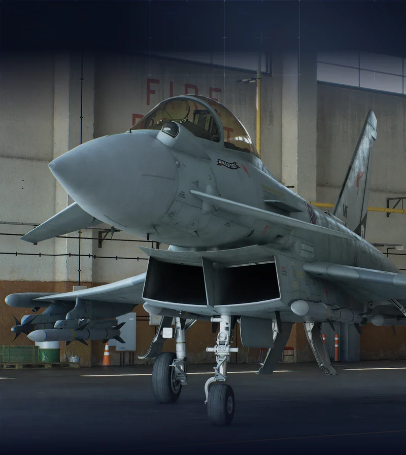 Official game render of the Typhoon fighter